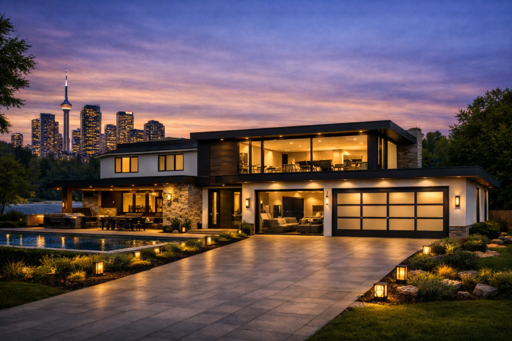 modern city home add