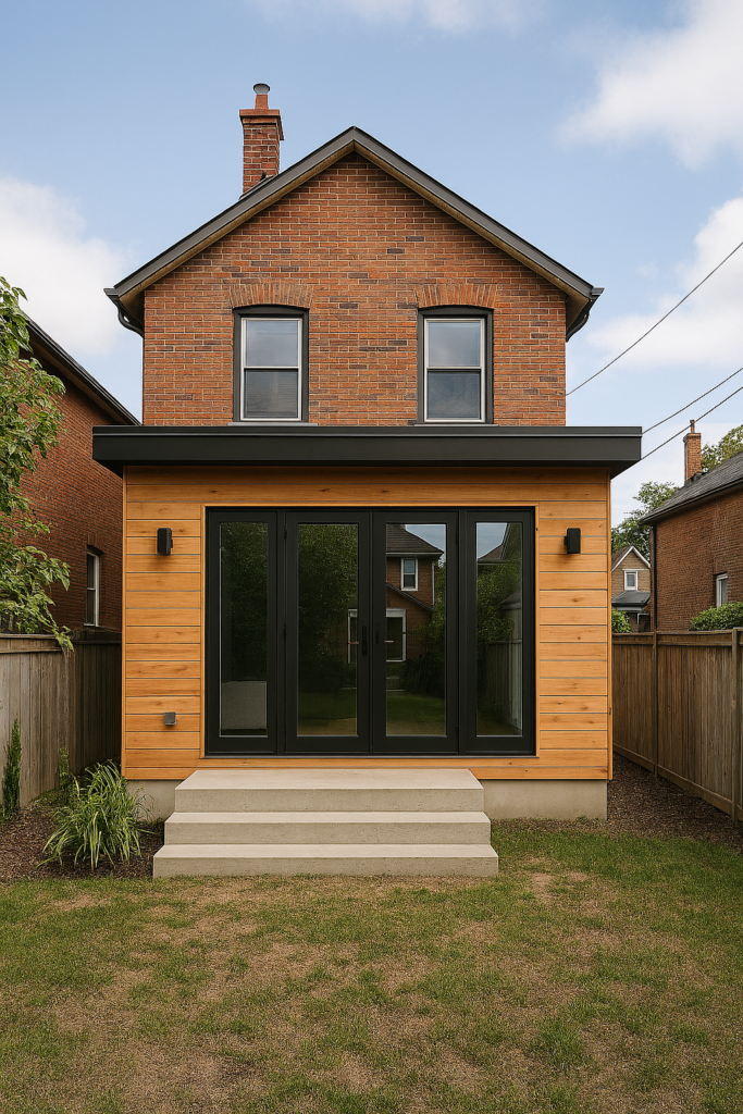 a home addition in t